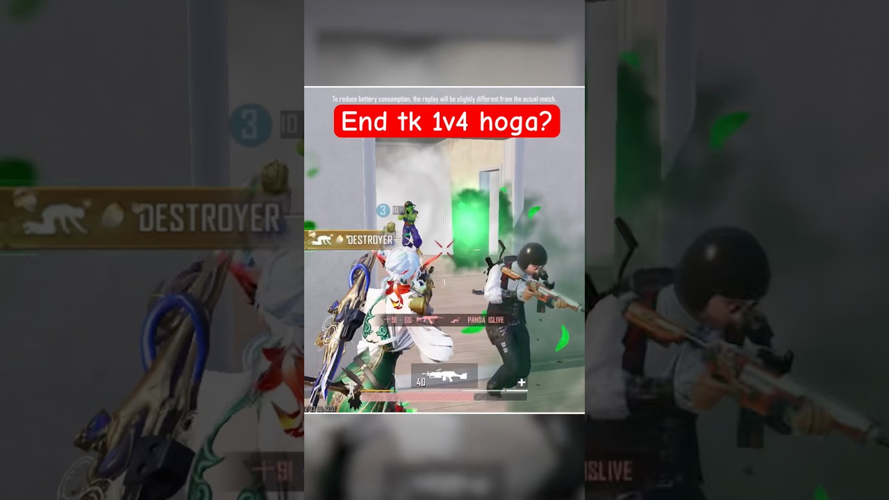 1V4 IS TOUGH NOWADAYS🥶….#bgmi #pubg #shorts #1vs4 #girlgamer #pubgmobile #gaming #funny #play