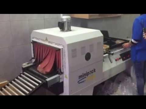 Термоусадочный упаковщик для хлеба и кондитерских изделий - YouTube
