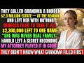 They Called Grandma a Burden at the Reading — The Judge Named Her Sole Heir to $2 3M