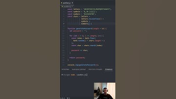 Генератор паролей JS