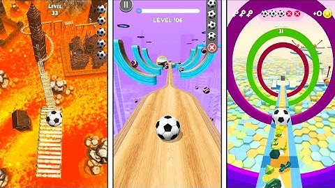 Rollance Adventure||Level 33 VS Going Balls Level 106 VS Action Balls Level 31 game play...