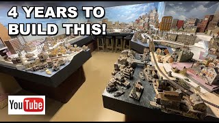 It's been four years since we started our model railroad layout!