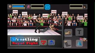 Wrestling Royal Fight - Playthrough Gameplay GDevelop Action figure physics Beat em up