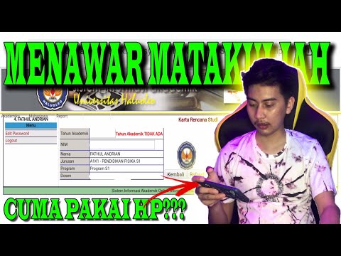 SIAKAD UHO || CARA MENAWAR DI SIAKAD UHO MENGGUNAKAN HANDPHONE......