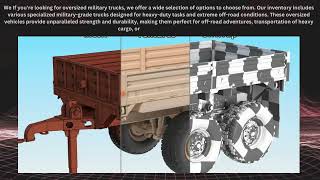 Unleash Versatility Get the M1092 Sand Military Drop Side Cargo Trailer for $9,500!#shorts #trailer