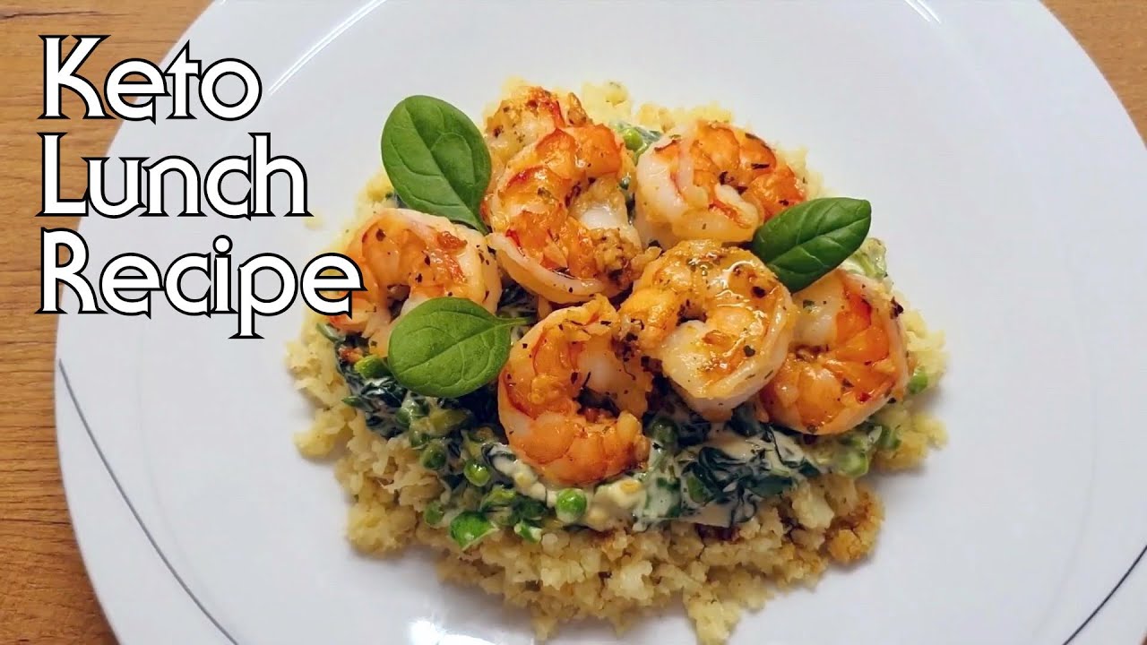 Cauliflower Rice with garlic shrimp // Keto and Low carb recipes