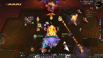 WOW 9.2 PTR Fire Mage opener SKB Venthyr - With Lust Before 50% FB Nerf