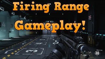 VIRTUAL FIRING RANGE GAMEPLAY ADVANCED WARFARE! | Advanced Warfare Virtual Firing Range Gameplay!