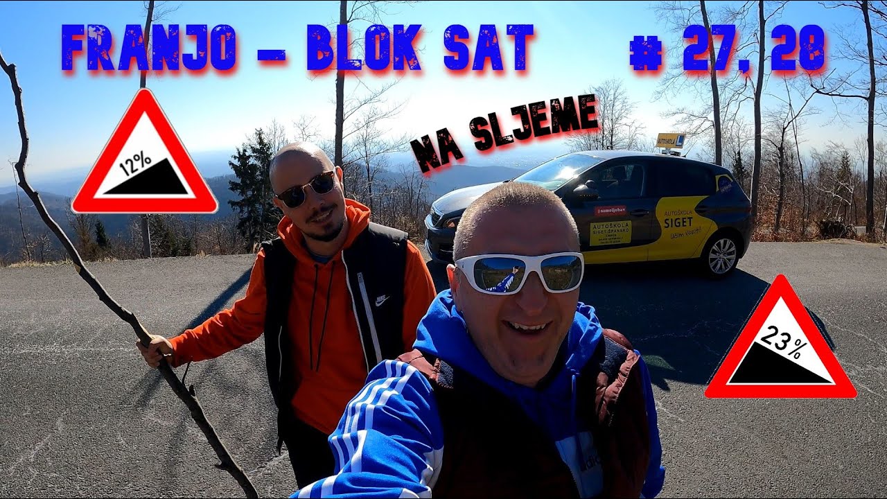 FRANJO OPAČAK - 27,28 Blok sat SLJEME (uzbdice i nizbrdice)