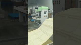 Corn starch lunch boxes making machine. #plastic #extrusion #lunchbox #tray #factory #manufacturing