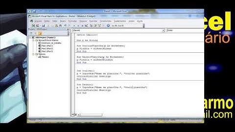 Ocultar e Exibir Planilha Via Código VBA