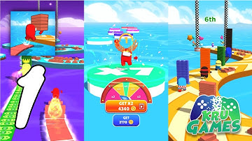 Shortcut Race 3D - Impostor Stack & Run Gameplay #1 All Levels (Android, IOS)