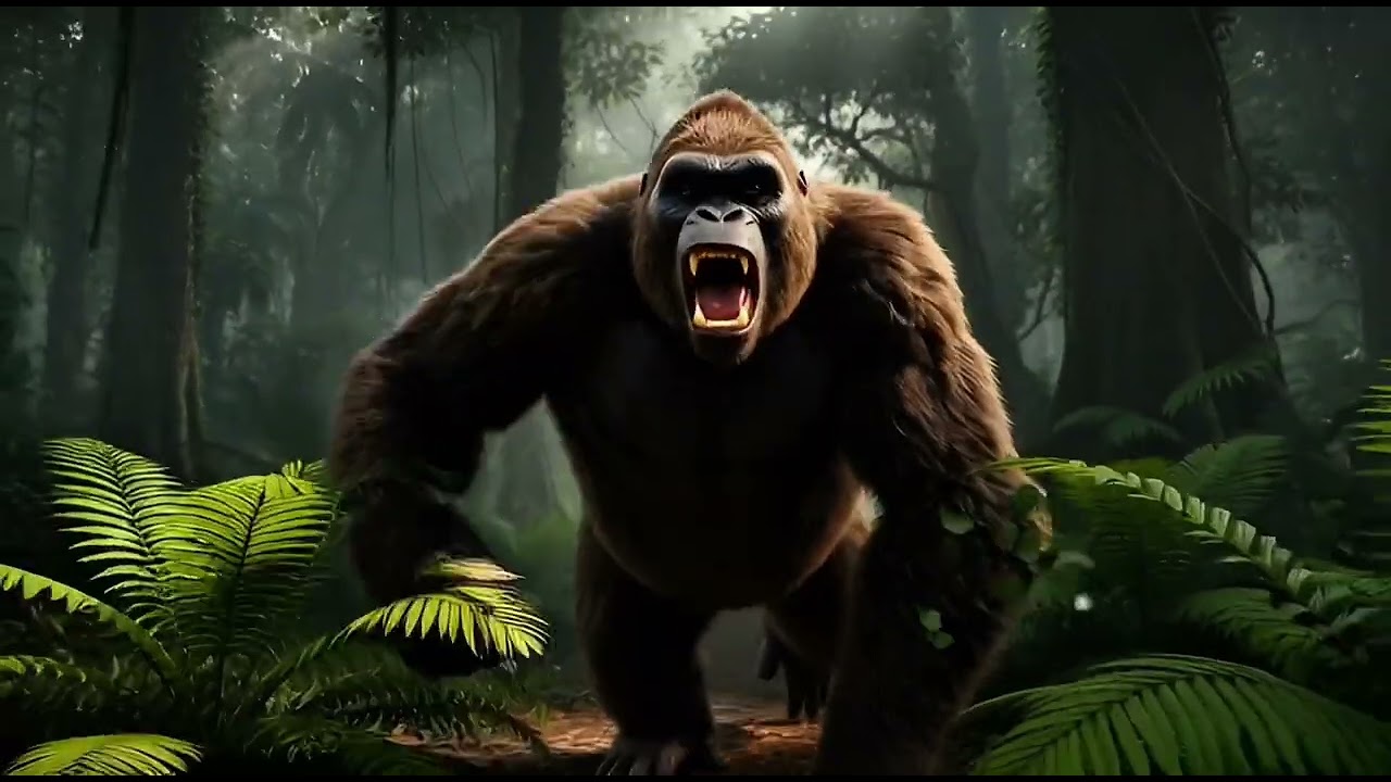 Gorila vs paythan king /jangal me mangal 