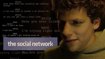 The Social Network (2010) - Script to Scene