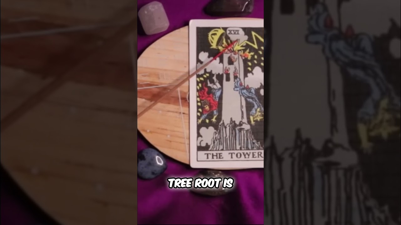 Tower Card - Universe Crushes FALSE Foundations For Truth! #mrcosmic #tarot thumbnail