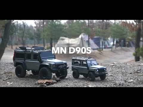 Машинка всюдихід на радіокеруванні 1:12 MN Model 99S Defender 4х4 Джип на пульті управління для дітей amc, видео 1