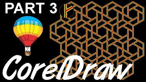 Corel Draw Tips & Tricks Geometric Pattern with a 6 sided POLYGON Part 3