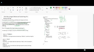 2609. Find the Longest Balanced Substring of a Binary String | Weekly Contest 339 Leetcode Solution