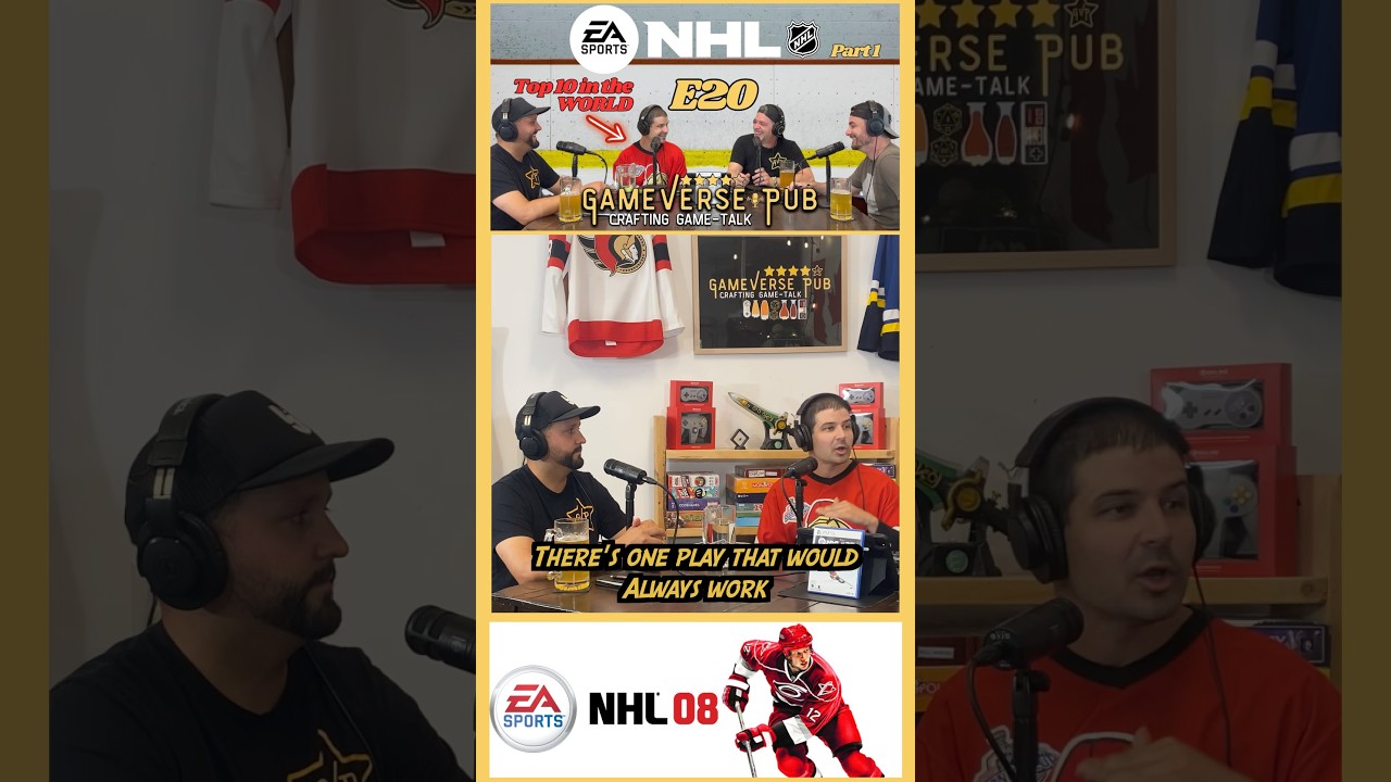 Glitch goal NHL 08… who remembers? 🏒🎮