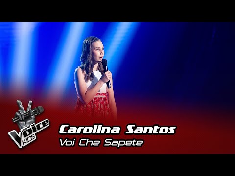 Carolina Santos - "Voi Che Sapete" | Prova Cega | The Voice Kids