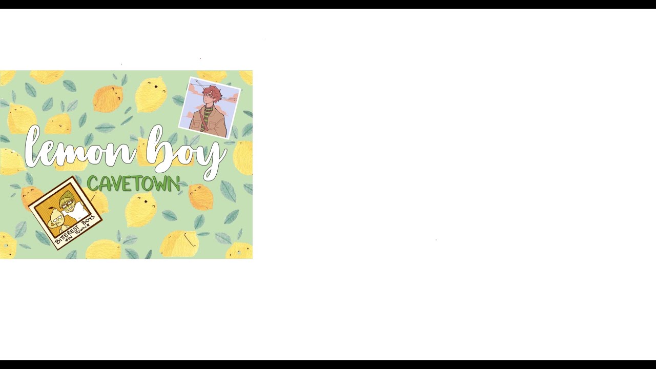 Lemon Boy Cavetown (Karaoke) YouTube