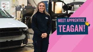 🚗💡 Meet Coleg Gwent Vehicle Refinishing Apprentice, Teagan 👋