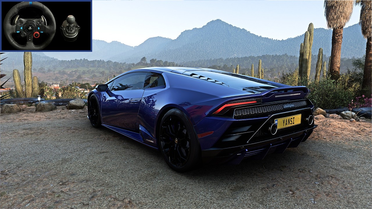 Lamborghini Huracan Evo – Pure Driving Experience | Steering Wheel Gameplay | Forza Horizon 5