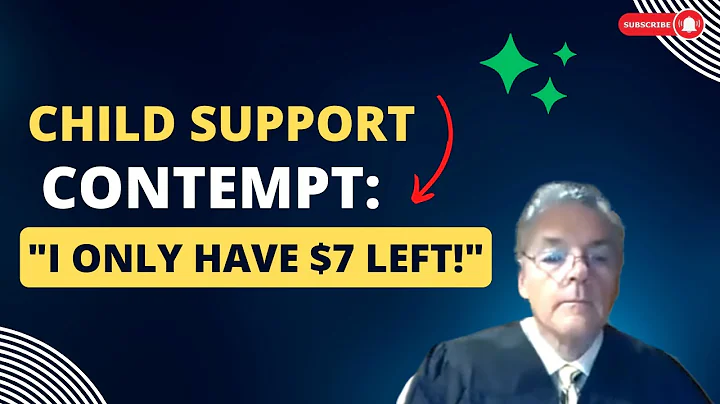 Child Support Contempt: "I've Only Got $7 Left!"