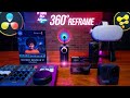 DaVinci Resolve 17 - reframe ANY 360 video (Insta360 ONE X2, GoPro MAX, Qoocam 8K) FREE in REAL TIME