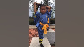 Chinese shaolin monk