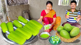 কাঁচা আম দিয়ে বানাও আইসক্রিম একবার দেখলে যে কেউ বানাতে পারবে│Raw Mango Ice Cream│Ice Cream Recipe