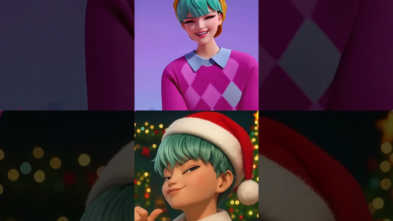 LAS GUERRERAS K-POP en versión TikTok Navidad 🤩✨¡Adivina Chika Quiz!🎶💜