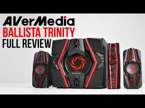 AVerMedia Ballista Trinity Gaming Speakers - Full Review