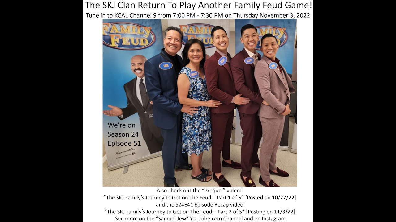The SKJ Family's Journey To Get On The Feud - Part 3 of 5 - YouTube