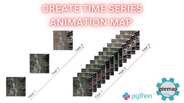 How To Create Timeseries Animation Map | GeeMap | GeoDev