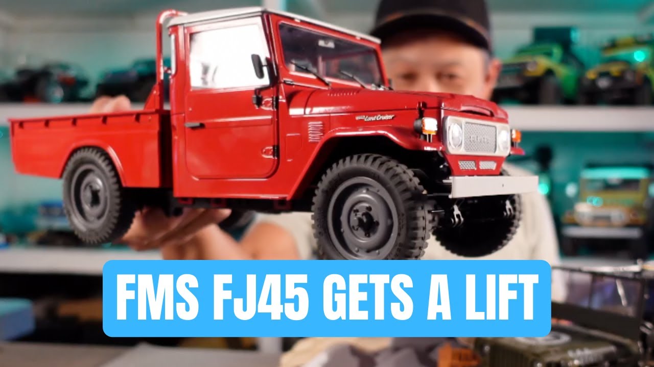 FMS 1:12 TOYOTA FJ45 Pickup Truck RTR RED: Legendary off-road king