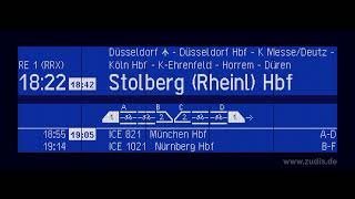 Bahnsteigansagen aus Duisburg Hbf