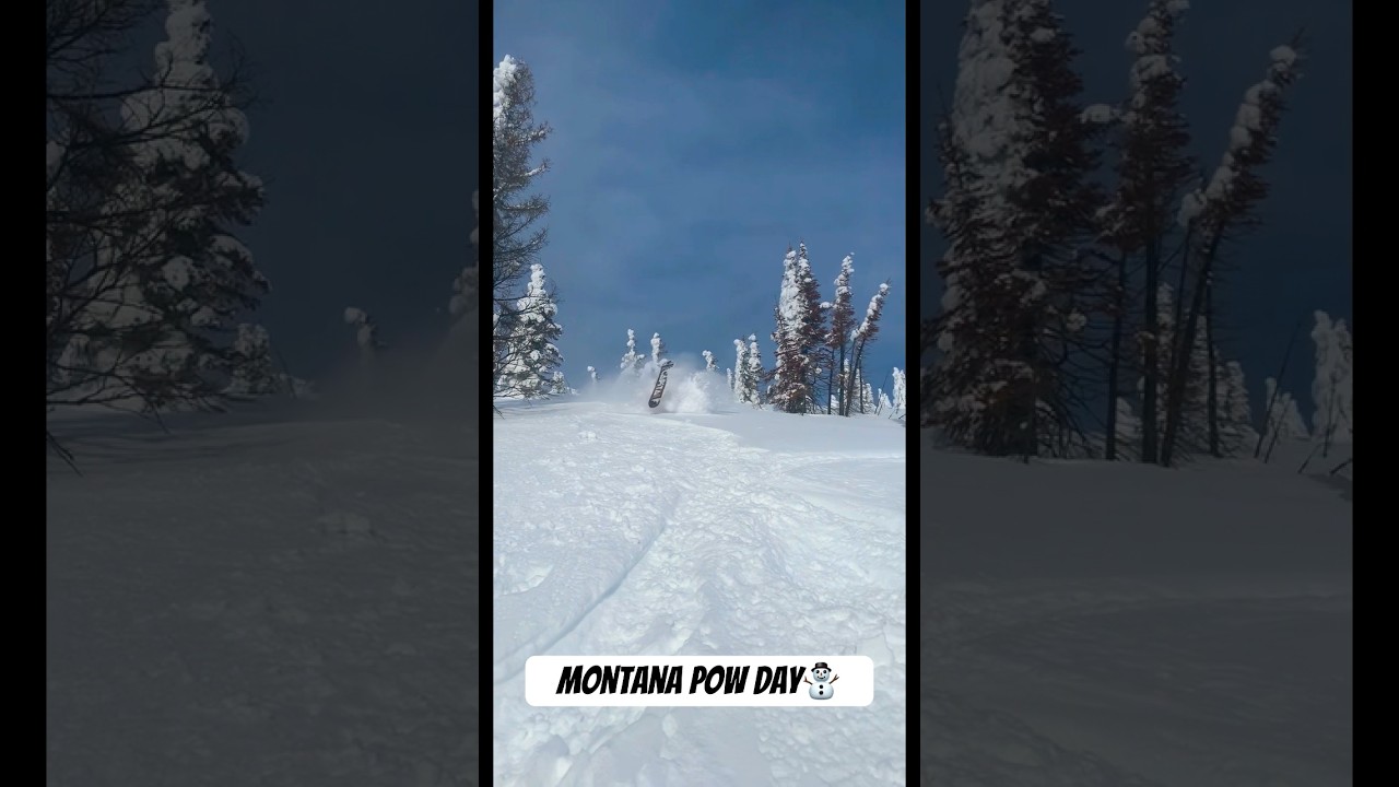 Montana Powder Day ❄️ Whitefish Mountain Resort