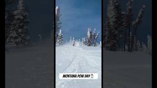 Montana Powder Day ❄️ Whitefish Mountain Resort