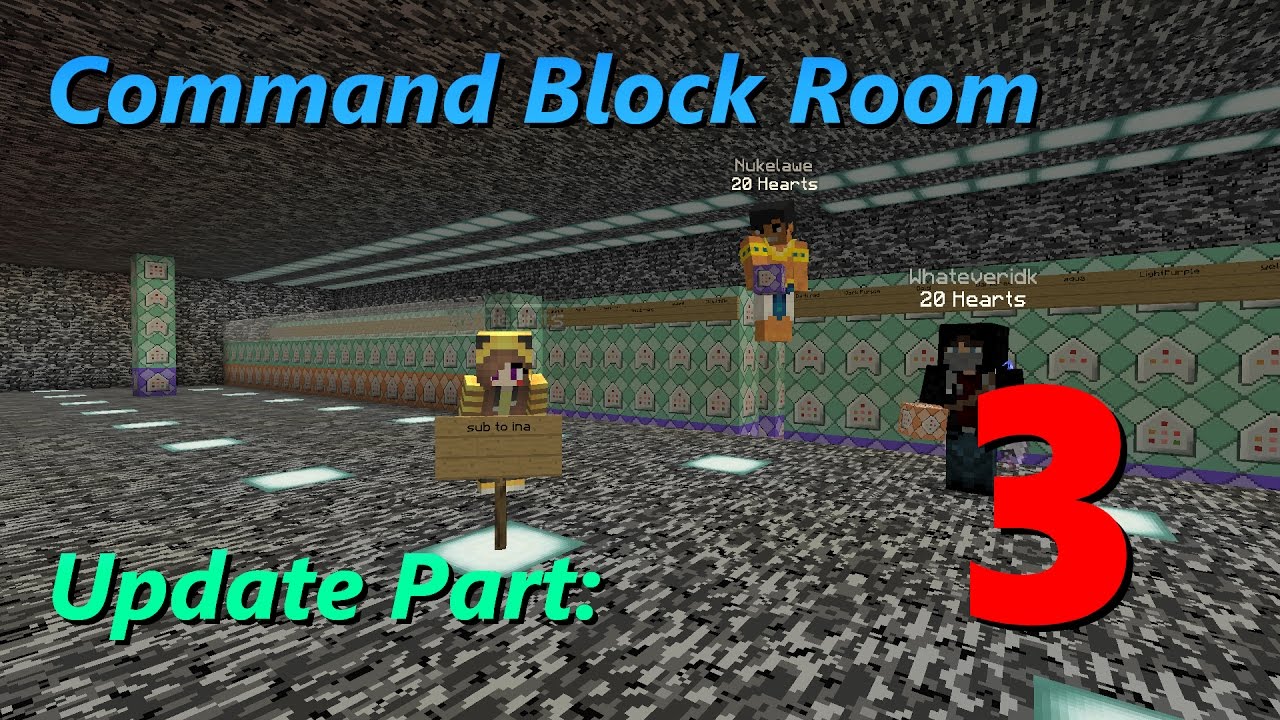 Command Block Room Update Finale - We added over 200 Command Blocks ...