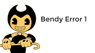 Bendy Error (Barney Error Parody)