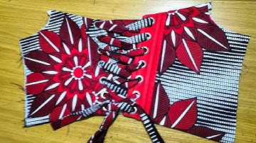 DIFFERENT METHODS OF SEWING CORSET BACK  [LOOPS] [MODESTY PANEL] [BUSK] [EYELETS] [LACING BARS ]