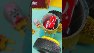 Lightning McQueen's EPIC Stunt at the Circus! | Pixar Cars | #Shorts