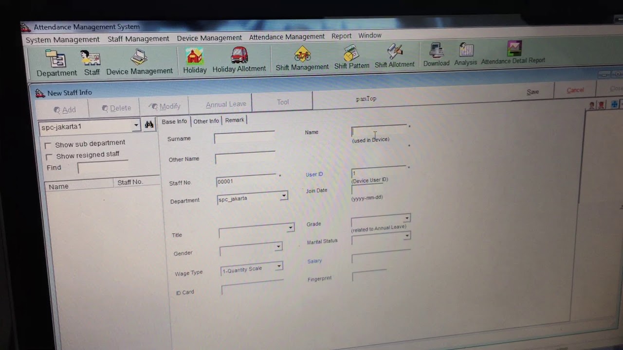 membuat level admin di fingerprint type EXPERT