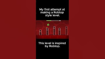 My first attempt at a Robtop style.#customlevel #geometrydash #custom  #gaming #customlayout #gd