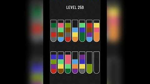 Water sort puzzle level 259