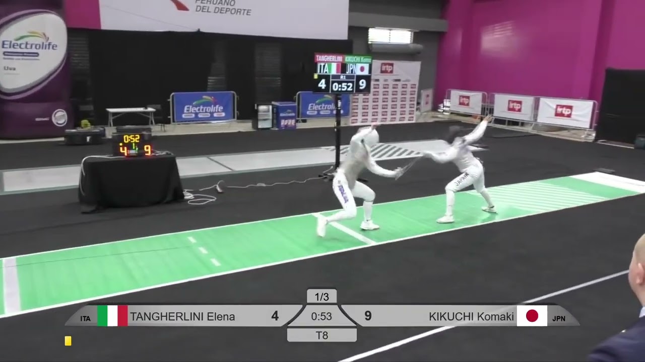 2025 121 SME Grand Prix, Lima TANGHERLINI Elena vs KIKUCHI Komaki