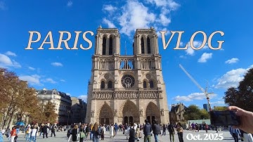 My First time in Paris! ✈ Europe travel vlog 1