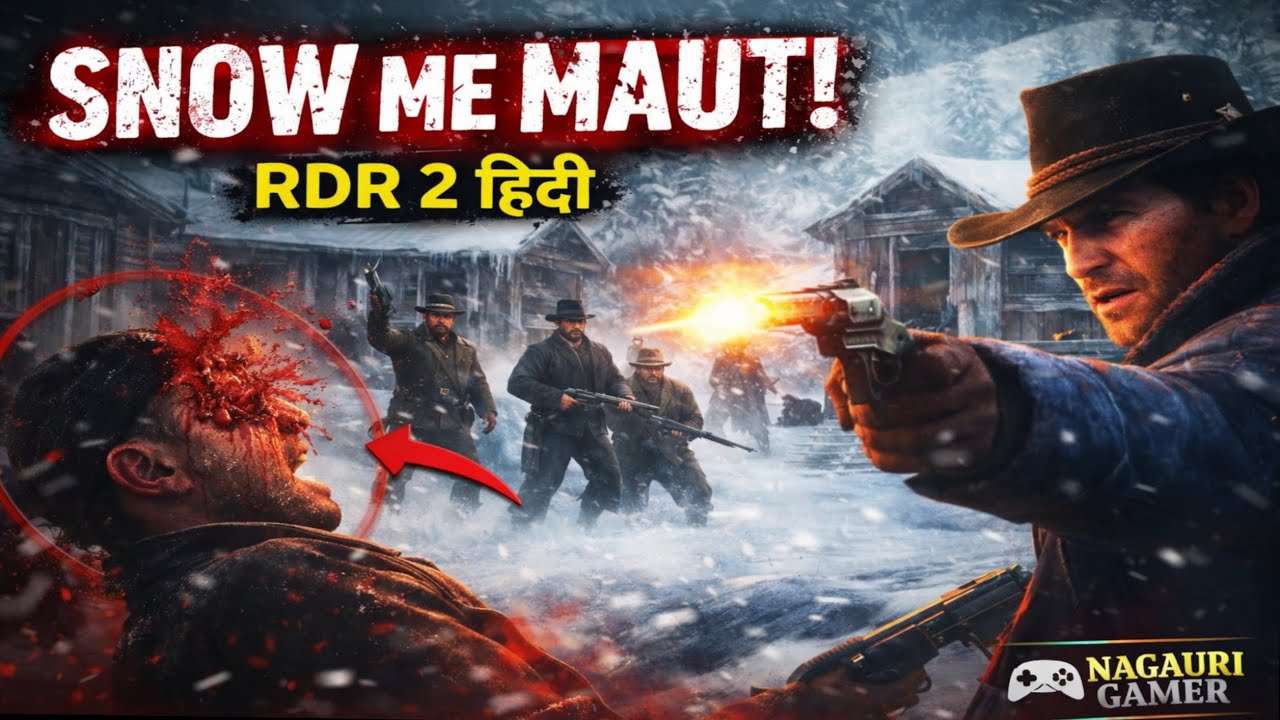 Snow Area Me Sabka Khatma 🔫 | RDR 2 Old Friends Mission Hindi