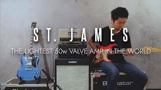 Blackstar® St. James 50/6L6H Amplificador Guitarra Cabezal 50W USB video